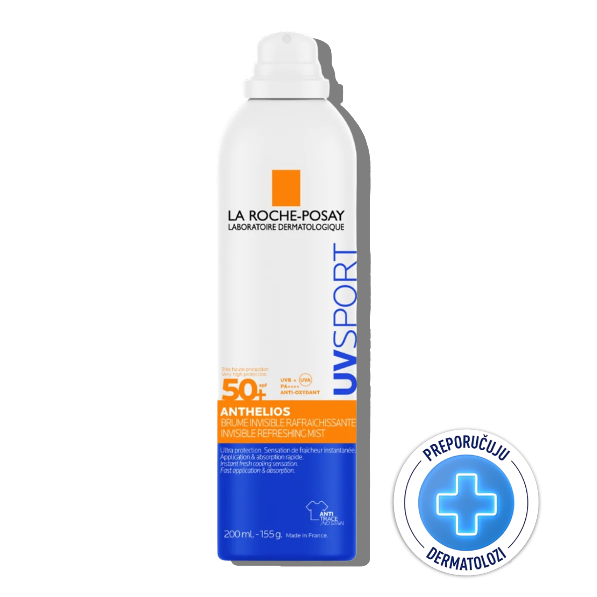 ANTHELIOS UVSPORT NEVIDLJIV OSVJEŽAVAJUĆI SPREJ ZA ZA&Scaron;TITU OD SUNCA S VRLO VISOKOM ZA&Scaron;TITOM SPF50+