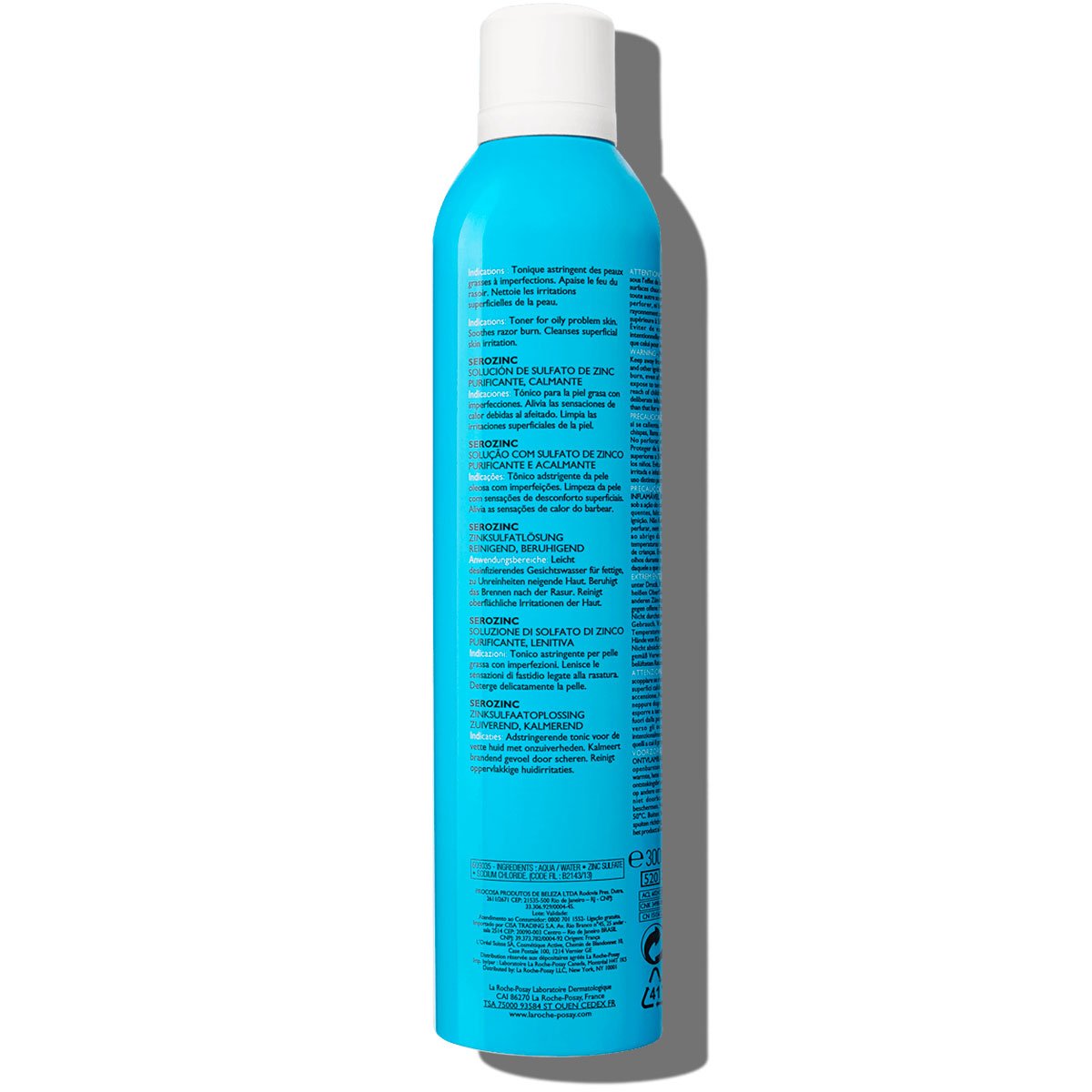 La Roche Posay ProductPage Serozinc Spray Zinc 300ml 3337875565783 Bac
